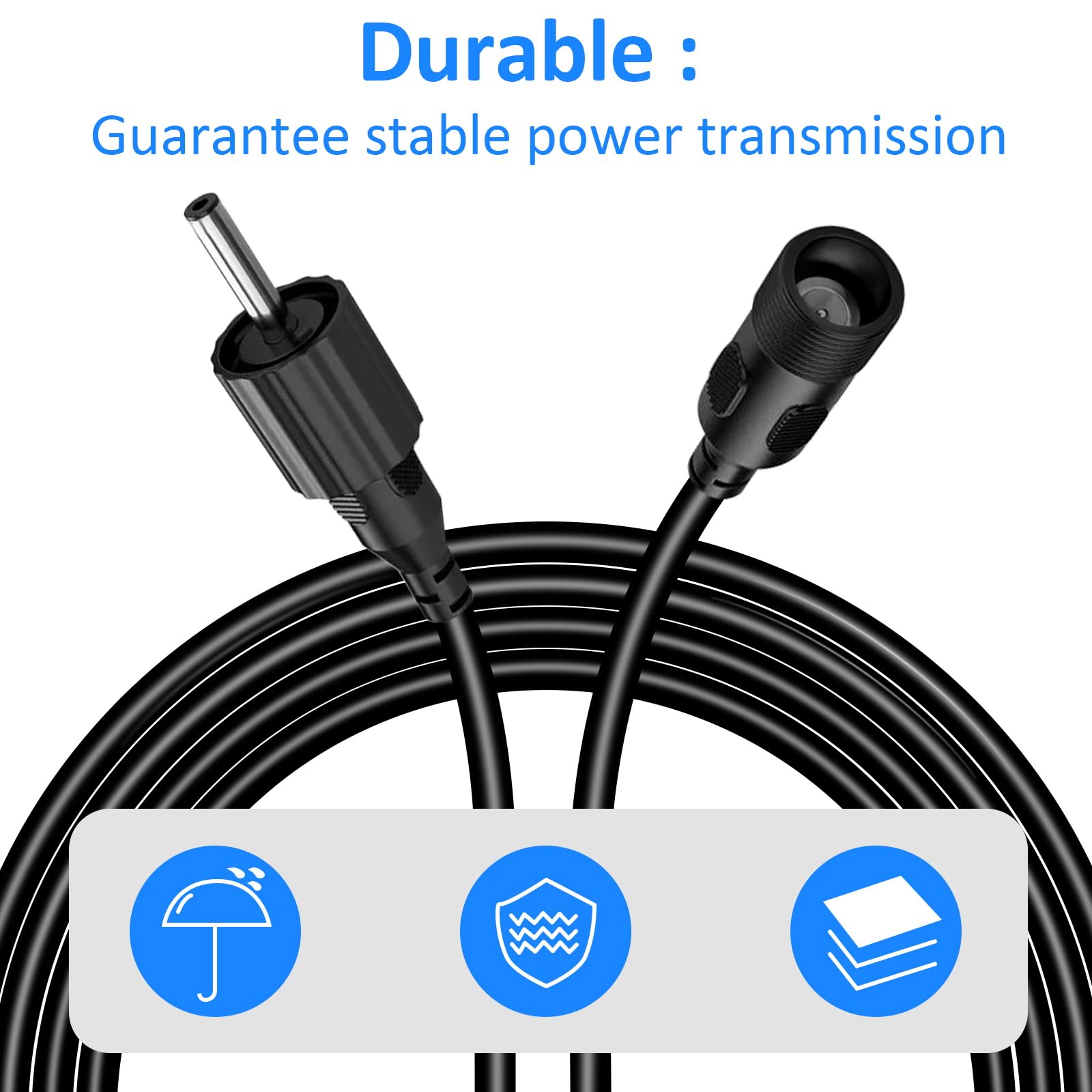 Lewisia 10 Feet Extension Cable - Solar Water Pump & Air Pump